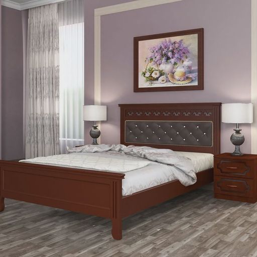 Кровать «Грация», 1600, орех